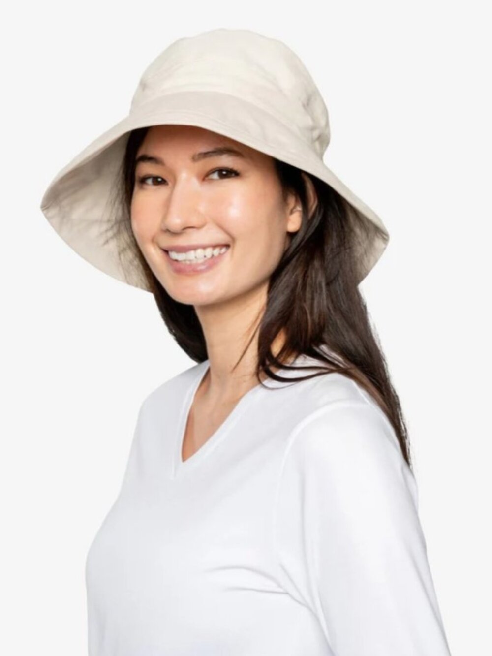 Insect Shield Ivory Sun Hat w/ Built-in Permethrin Bug Repellent NWT